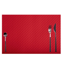 Tovaglietta monouso Tiss Lack - 30 x 40 cm - carta - rosso - Pro Nappe - conf. 500 pezzi