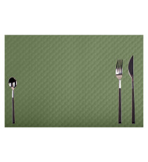 Tovaglietta monouso Tiss Lack - 30 x 40 cm - carta - verde oliva - Pro Nappe - conf. 500 pezzi