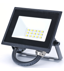 Faro led 20W nero 1800 lumen luce fredda 6500K, ultrasottile IP65 Dimensioni: L111xW87xH27mm Serie 07