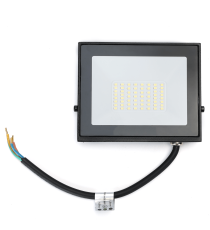 Faro led 30W nero 2700 lumen luce naturale 4000K, ultrasottile IP65 Dimensioni: L142xW112xH27mm Serie 07