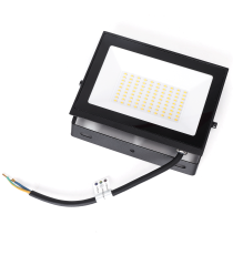 Faro led 50W nero 4500 lumen luce fredda 6500K, ultrasottile IP65 Dimensioni: L180xW118xH27mm Serie 07