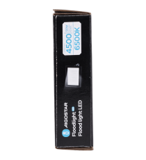 Faro led 50W nero 4500 lumen luce fredda 6500K, ultrasottile IP65 Dimensioni: L180xW118xH27mm Serie 07