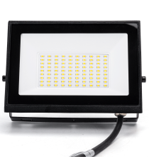 Faro led 50W nero 4500 lumen luce naturale 4000K, ultrasottile IP65 Dimensioni: L180xW118xH27mm Serie 07