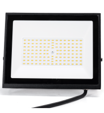 Faro led 70W nero 6300 lumen luce naturale 4000K, ultrasottile IP65 Dimensioni: L221xW172xH28mm Serie 07