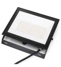 Faro led 70W nero 6300 lumen luce naturale 4000K, ultrasottile IP65 Dimensioni: L221xW172xH28mm Serie 07