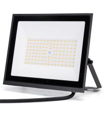 Faro led 70W nero 6300 lumen luce fredda 6500K, ultrasottile IP65 Dimensioni: L221xW172xH28mm Serie 07