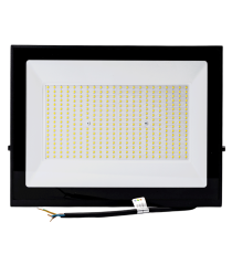 Faro led 200W nero 18000 lumen luce naturale 4000K, ultrasottile IP65 Dimensioni: L348xW256xH30mm Serie 07