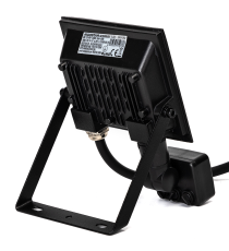 Faro led 20W con sensore, nero 1800 lumen luce fredda 6500K IP65 L111xW147xH52mm Serie 07 sens crepuscolare e movimento