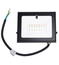 Faro led 10W nero RGB con telecomando, multicolore RGB, ultrasottile IP65 Dimensioni: L111xW87xH27 mm Serie 07