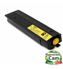 Toner FC415EY giallo rigenerato CAM di alta qualità, made in Italy 6AJ00000182 T-F415EY per Toshiba E-Studio 2515,3015,3515