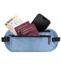 Cintura da viaggio Explora - 25 x 14,5 cm - tessuto - azzurro - Lebez