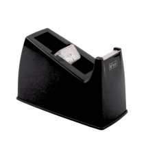 Dispenser per nastro adesivo - 33 m - nero - Lebez