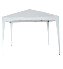 Gazebo PopUp - 3 x 3 m - acciaio/PL - bianco - Garden Friend