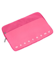 Porta laptop in tessuto Monocromo - 36 x 25 x 1 cm - colori assortiti - Pigna