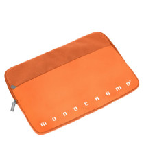 Porta laptop in tessuto Monocromo - 36 x 25 x 1 cm - colori assortiti - Pigna