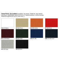 Seduta attesa CYNDY - ecopelle - blu - Unisit