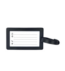 Targhette per valigia Explora - 10,5 x 6,5 cm - azzurro nero - Lebez