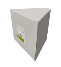 Tavolo bar - ø 60 cm - ABS e acciaio - H 72/92 cm - bianco - Serena Group