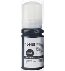 Ecotank T104BK nero flacone inchiostro C13T00P140 compatibile per Epson Ecotank ET-2710,2711,2720,2726,4700 capacità 70ml