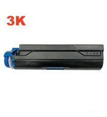 Toner B433 nero 09006236 compatibile per Oki B433dn, B513dn capacità 3.000 pagine