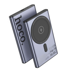 Power bank magnetico Hoco Q32 5000mAh compatibile MagSafe ricarica fast USB-C fino a 20W, ricarica wireless fino a 15W