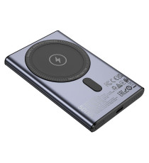 Power bank magnetico Hoco Q32 5000mAh compatibile MagSafe ricarica fast USB-C fino a 20W, ricarica wireless fino a 15W