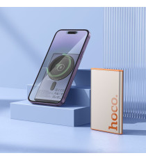 Power bank magnetico Hoco Q32 5000mAh compatibile MagSafe ricarica fast USB-C fino a 20W, ricarica wireless fino a 15W