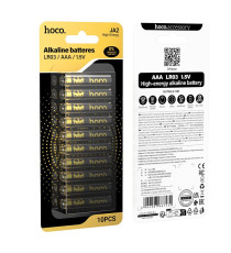 Batterie Hoco AAA alcaline 10pz mini stilo AAA LR3 Hoco JA2 energia affidabile e lunga durata, pile di alta qualità