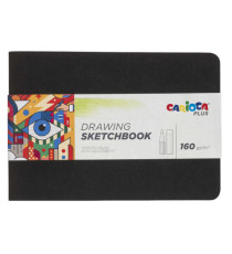 Album Sketchbook rilegato - A5 - 160 gr - 20 fogli - Carioca Plus