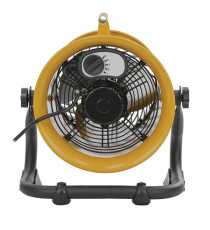 Ventilatore INDUSTRIALI CAT HVD-9AC - da terra e a parete - 60 W - diametro 23 cm - 37 x 22 x 40 cm - giallo/nero - CFG