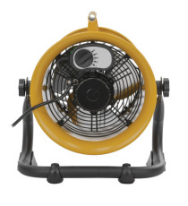 Ventilatore INDUSTRIALI CAT HVD-9AC - da terra e a parete - 60 W - diametro 23 cm - 37 x 22 x 40 cm - giallo/nero - CFG