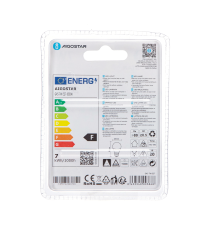 Lampadina Led G45 7W attacco E27 620 lumen, 6500K luce fredda misura D45xH80mm Equivalenza lampada incandescente 49W