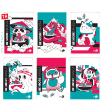 Maxiquaderno Be More Manga - A4 - 1 rigo - alta fogliazione - 48+2 fogli - 100 gr - BM