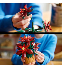 Lego The Botanicals - Stella di Natale - Lego 10370 Anni 18+ 608pz