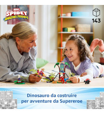 Lego Marvel - Battaglia con il raptor al quartier generale sull’albero di Spider-man e Gobby - Lego 11200 143pz Anni 4+