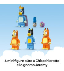 Lego Bluey - Casa della Famiglia di Bluey - Lego 11203 Stanze, Giardino, 4 Minifigure 382pz Anni 4+