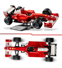 Lego Icons - Ferrari F2004 e Michael Schumacher - Lego 11375 Set con Motore V10 e Minifigure del Pilota 735pz Anni 18+