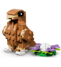 Lego Creator 3in1 - Simpatico criceto con fiore - Lego 31376 costruisci un riccio o un’aquila o un criceto 166pz Anni 7+