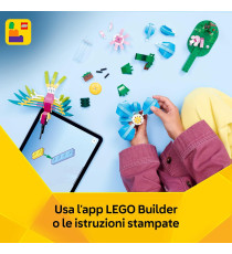 Lego Creator 3in1 - Animali selvatici: colibrì variopinto - Lego 31384 costruisci un colibrì o farfalla o pesce 312pz Anni 8+