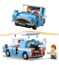 Lego Harry Potter - Ford Anglia™ volante - Lego 76424 Auto con Ron Weasley, Edvige e Bacchette Magiche 165pz Anni 7+