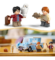 Lego Harry Potter - Ford Anglia™ volante - Lego 76424 Auto con Ron Weasley, Edvige e Bacchette Magiche 165pz Anni 7+