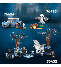 Lego Harry Potter - Ford Anglia™ volante - Lego 76424 Auto con Ron Weasley, Edvige e Bacchette Magiche 165pz Anni 7+