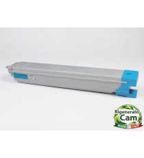Toner CLX 9201 ciano rigenerato CAM di alta qualità, made in Italy per Samsung CLX9201 CLX9251 CLX9301 CLT-C809S C809 15.000 pag