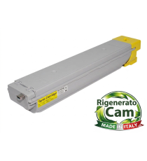 Toner CLX 9201 giallo rigenerato CAM di alta qualità, made in Italy per Samsung CLX9201 CLX9251 CLX9301 CLT-Y809S Y809 15.000 p.