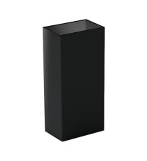 Contenitore gettacarte Bob Color - 23 x 35 x 75 cm - 60 L - metallo - nero - Medial