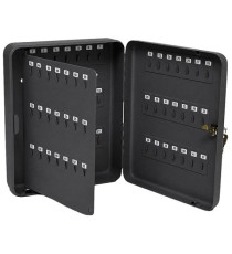 Cassetta portachiavi da muro - 37 x 28 x 7,5 cm - 128 posti - grigio antracite - Metalplus