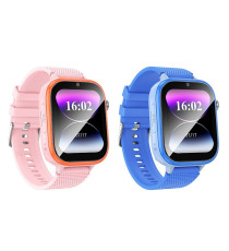 Smartwatch per bambini Hoco Y101 Blu, con chiamate 4G e localizzazione GPS avanzata,display HD da 1,83”,fotocamera integrata