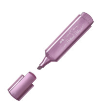 Evidenziatore Textliner 46 - punta a scalpello - colori assortiti - Faber-Castell - deskset 24 pezzi