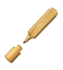 Evidenziatore Textliner 46 - punta a scalpello - colori assortiti metallic - Faber-Castell - astuccio 4 colori