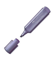 Evidenziatore Textliner 46 - punta a scalpello - colori assortiti metallic - Faber-Castell - astuccio 8 colori